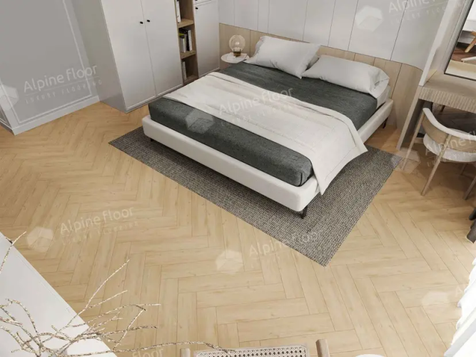 Кварцвиниловая плитка Alpine Floor Parquet LVT Дуб Лесат ECO 16-26