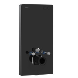 Инсталляционный модуль внешнего монтажа ABBER AC0107MB для подвесного унитаза, черный