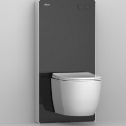 Инсталляционный модуль внешнего монтажа ABBER AC0107MB для подвесного унитаза, черный