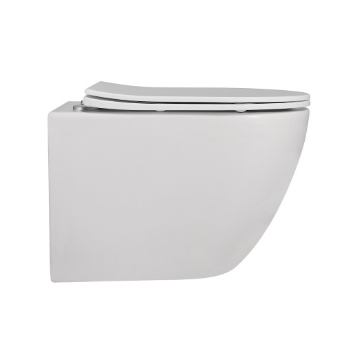 Унитаз ABBER Bequem AC1100MW подвесной белый матовый, безободковый