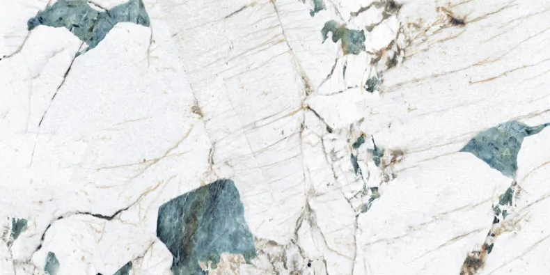 Керамогранит Laparet х9999312944 Crackstone Aqua бирюзовый лаппатированный шайн 60х120