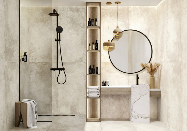 Керамогранит Alma Ceramica GFU6060CMT04R Cemento матовый 60x60