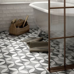 Плитка Equipe Caprice Deco 22123 Compass B&amp;W 20x20