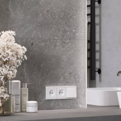 Керамогранит Laparet Nelson тёмно-серый лаппатированный 59,70x119,70