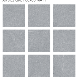 Керамогранит Staro Andes Grey Matt 60x60