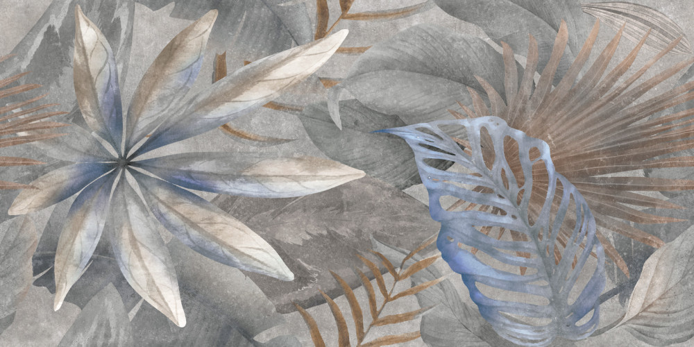 Керамогранит Delacora D120240G Bahamas Floristry Dark матовый 60x120