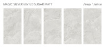 Magic Silver Sugar Matt 60x120 — фото 2