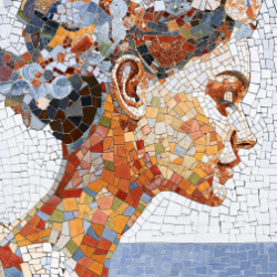 Керамогранит Декоративное панно MDetails Ancient Gaze (набор из 4шт. 60x120) 120x240
