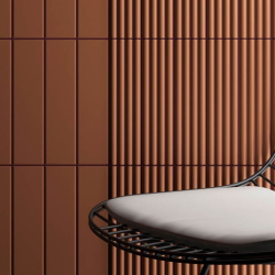 Плитка Equipe Costa Nova 28495 Onda Terra Glossy 5x20