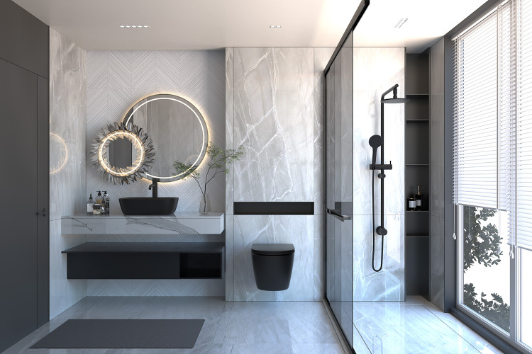 Унитаз ABBER Bequem AC1100MB подвесной черный матовый, безободковый