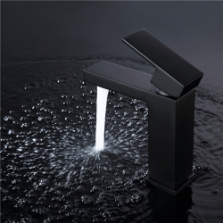 Смеситель ABBER Daheim AF8210B для раковины, черный матовый