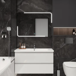 Керамогранит Laparet LP6012G0031R Timeless Grafite графит матовый карвинг 59,5х119,1