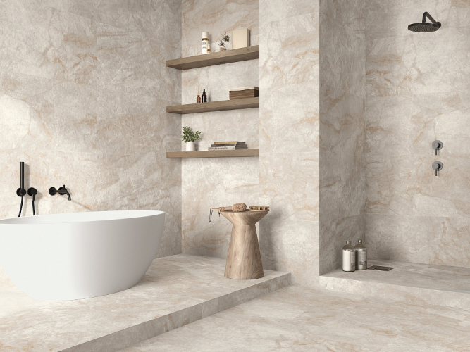 Керамогранит Ape A044454 Taj Mahal Yamuna Capuccino Matt Rect 60x120