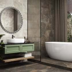 Керамогранит Delacora D30006M Stoncrete Beige матовый карвинг 30x60