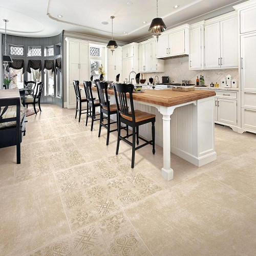 Керамогранит Idalgo Cement Light Beige / Цемент Светло-бежевый SR 60x120