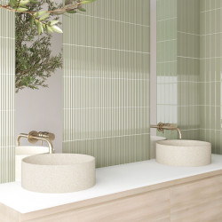 Плитка Equipe Costa Nova 28471 Praia Tansy Green Glossy 5x20