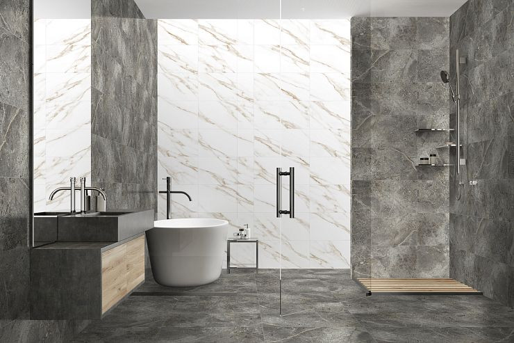 Керамогранит Global Tile Melissa 6260-0245-1031 Белый 30x60