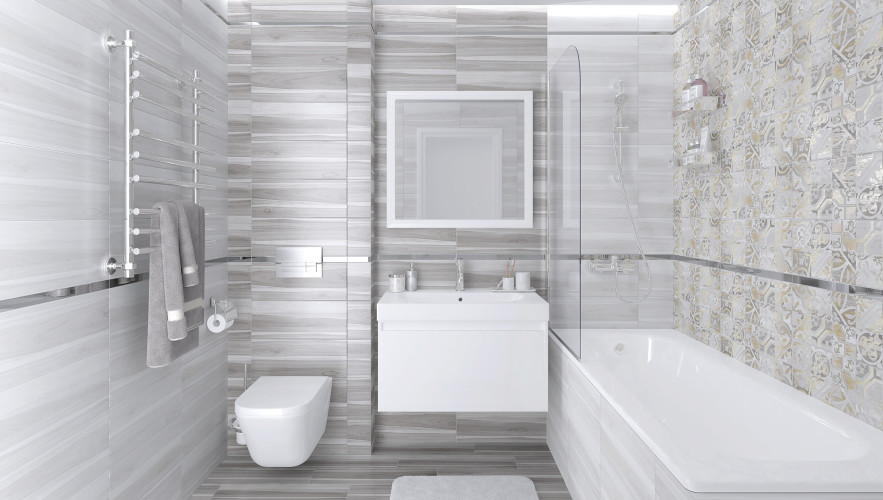 Керамогранит Ceradim Ulivo Серый 14,7x59,4