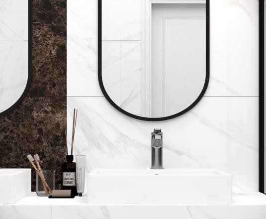 Керамогранит Laparet Swizer White х9999295360 белый полированный 60x60