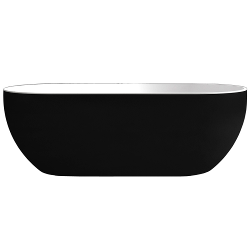 Акриловая ванна ABBER AB9241MB черная матовая