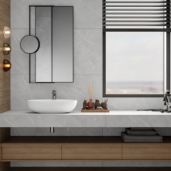 Керамогранит Laparet LP6012G0061R Lune Grigio серый матовый карвинг 59,5х119,1