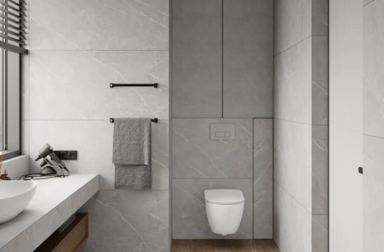 Керамогранит Laparet LP6012G0061R Lune Grigio серый матовый карвинг 59,5х119,1