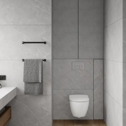 Керамогранит Laparet LP6012G0061R Lune Grigio серый матовый карвинг 59,5х119,1