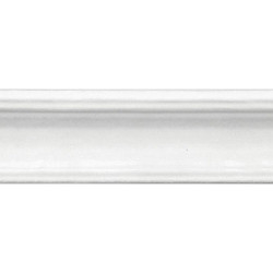 Керамическая плитка Бордюр Cifre Moldura Drop White 5x30