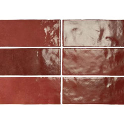 Плитка Equipe Artisan 24467 Burgundy 6,5x20