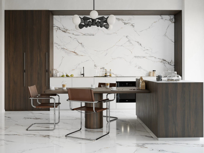 Керамогранит Dogma DPA601205 Project Antibacterial Calacatta Macchia Vecchia Levigato 60x120