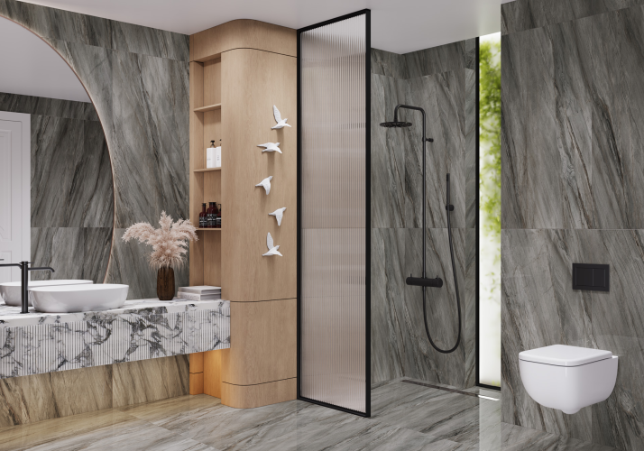 Керамогранит LCM 60120MAE25P Marmorise Graphite 60x120