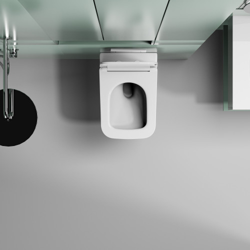 Унитаз ABBER Ultra AC1303 подвесной белый с ультратонким ободком