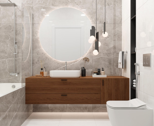 Керамогранит Laparet Obsidian Grey х9999286991 полированный 60x120