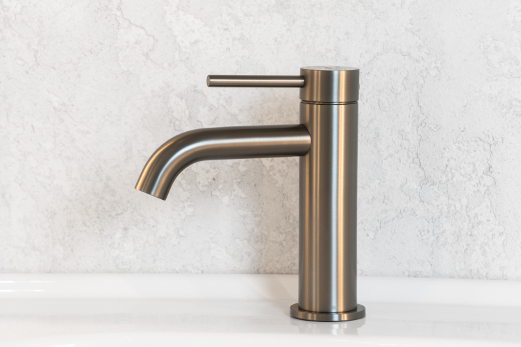 Смеситель ABBER Wasser Kreis 316 AF8110BGG для раковины, оружейная сталь брашированная