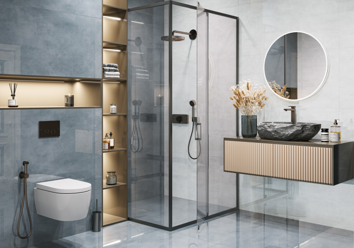 Керамогранит LCM 60120IRN15P Iron Gray 60x120