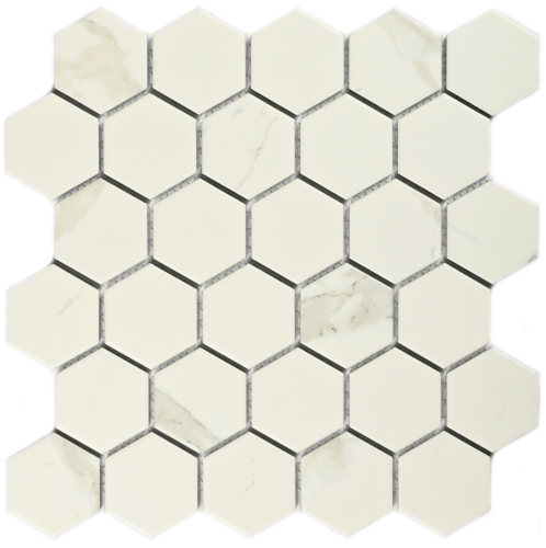 Мозаика Bonaparte Carrara comb (51х59х6) 279х268, глянцевая 