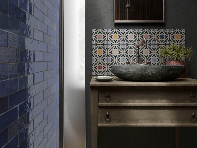 Плитка Equipe Artisan 24470 Colonial Blue 6,5x20