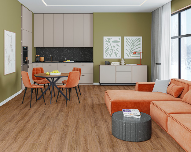 Кварц-виниловый ламинат SPC Alta Step Perfecto Дуб европейский SPC8814