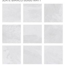 Керамогранит Staro Slate Bianco Matt 60x60