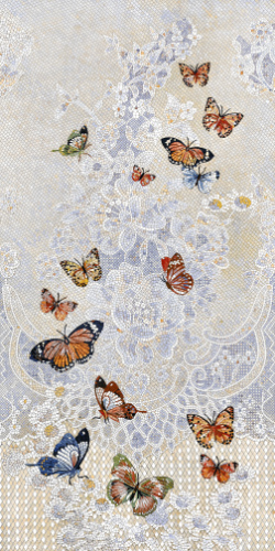 Керамогранит Декоративное панно MDetails Butterfly (набор из 4шт. 60x120) 120x240