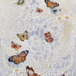 Керамогранит Декоративное панно MDetails Butterfly (набор из 4шт. 60x120) 120x240