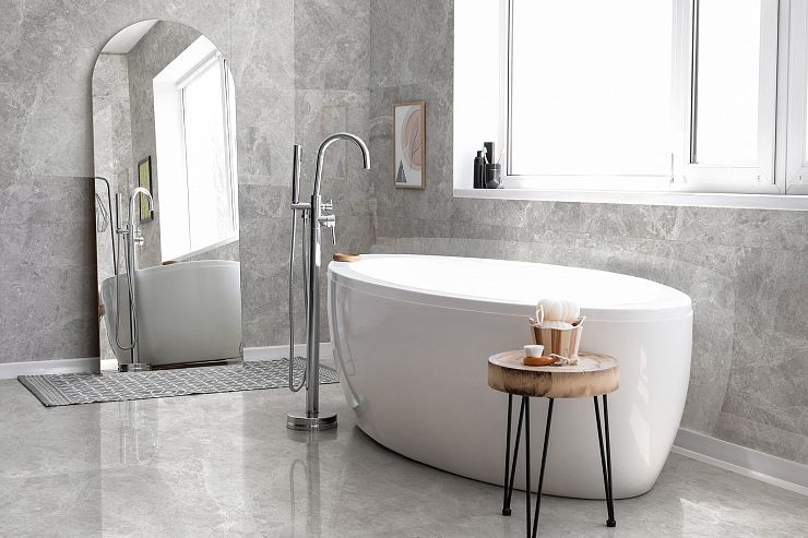 Керамогранит Global Tile Korinthos GT120604606PR Светло-серый 60x120