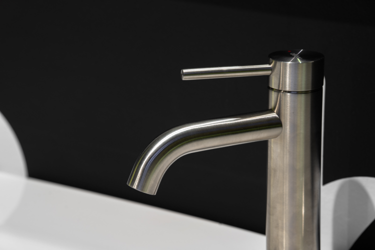 Смеситель ABBER Wasser Kreis 316 AF8110BST для раковины, сталь брашированная