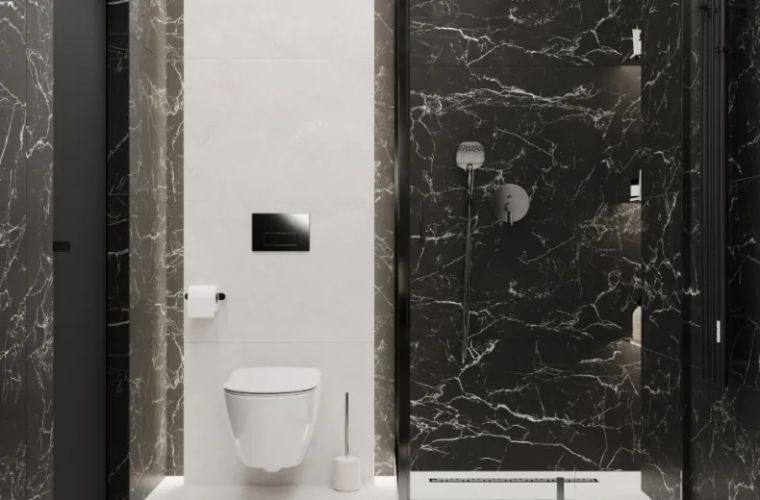 Керамогранит Laparet LP6012G0121R Intense Nero чёрный матовый карвинг 59,5х119,1