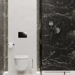 Керамогранит Laparet LP6012G0121R Intense Nero чёрный матовый карвинг 59,5х119,1