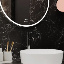 Керамогранит Laparet LP6012G0121R Intense Nero чёрный матовый карвинг 59,5х119,1