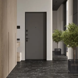 Керамогранит Laparet LP6012G0121R Intense Nero чёрный матовый карвинг 59,5х119,1