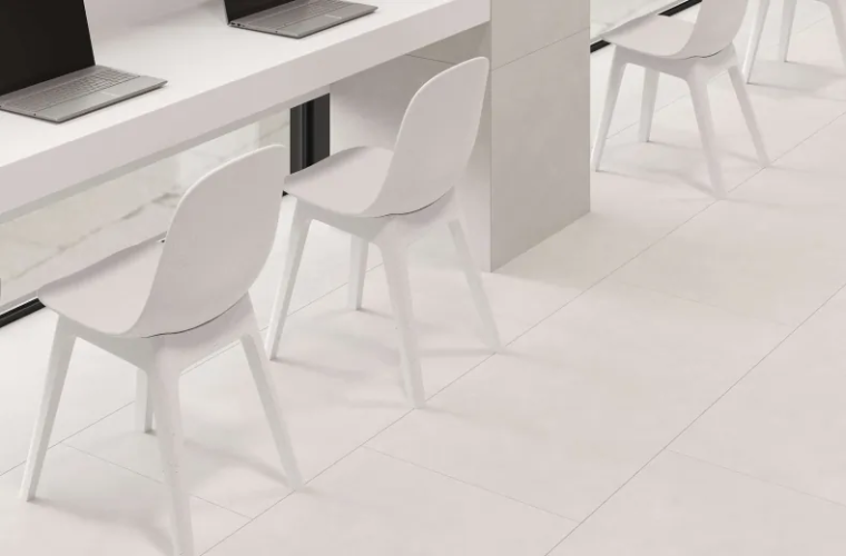 Керамогранит Laparet LP6012G0331R Stucco Bianco PRO белый матовый R10 STR 59.5х119.1