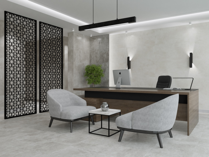 Керамогранит Primavera Marla Dark Grey Carving CR221 60x120