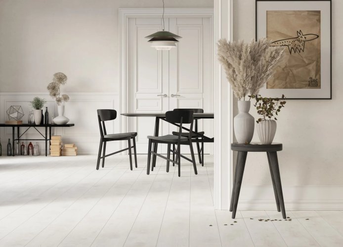 Керамогранит Kerranova K-2301/SR Dubrava Белый 20x120